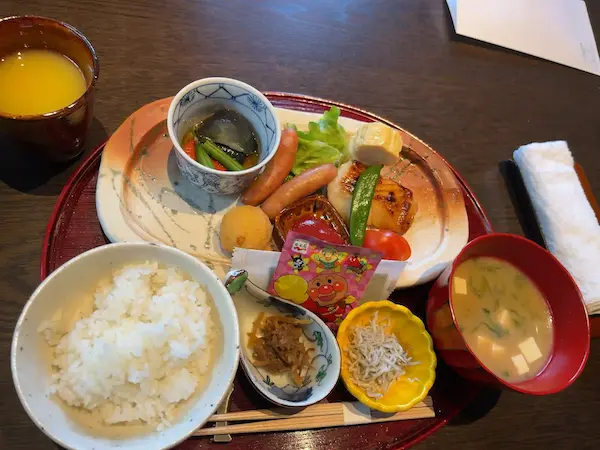 ふふ奈良の子どもの朝食