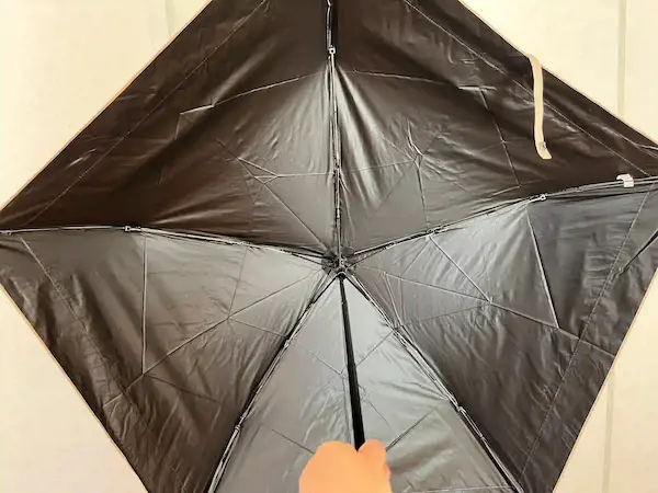 KIZAWA折り畳み傘（完全遮光/晴雨兼用/超軽量カーボン）のレビュー