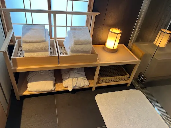 ふふ京都コンフォートツインのお部屋の洗面