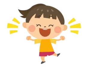 喜ぶ子どものイメージ