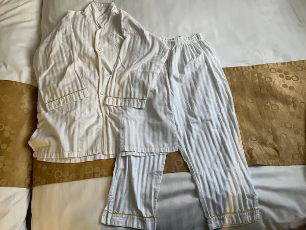 高松国際ホテルのキッズスペースルーム「わくわく#205」のパジャマ