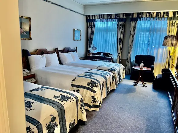 ハウステンボスにあるホテルヨーロッパのスタンダードトリプルのお部屋