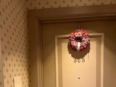 ハウステンボスにあるホテルヨーロッパのお部屋の入り口
