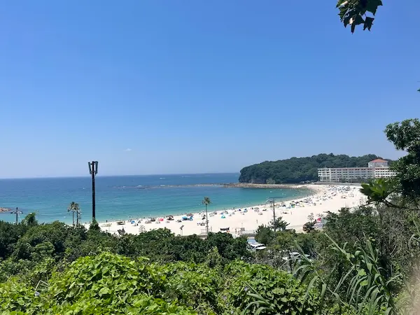 和歌山県にある白浜エネルギーランドから見た景色