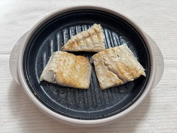 レンジメートプロを使ってみた。鯖の塩焼き。