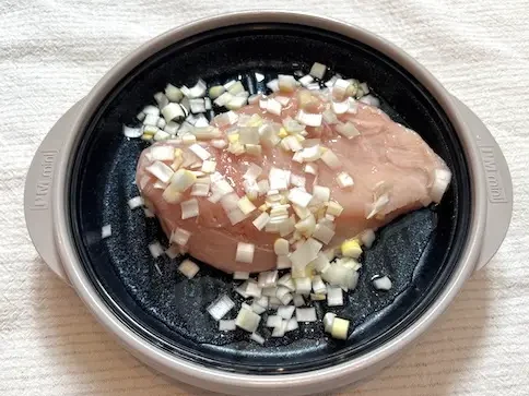 レンジメートプロを使ってみた。よだれ鶏。