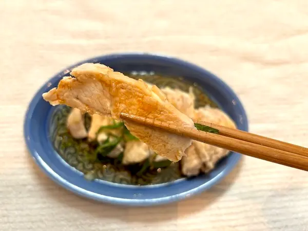 レンジメートプロを使ってみた。よだれ鶏。