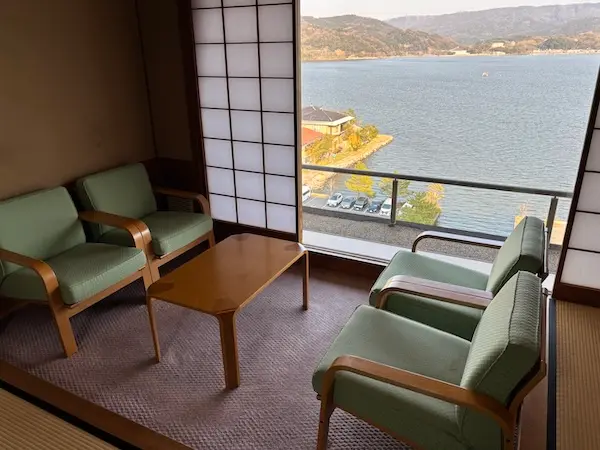 鳥取県のはわい温泉にある望湖楼のお部屋レビュー