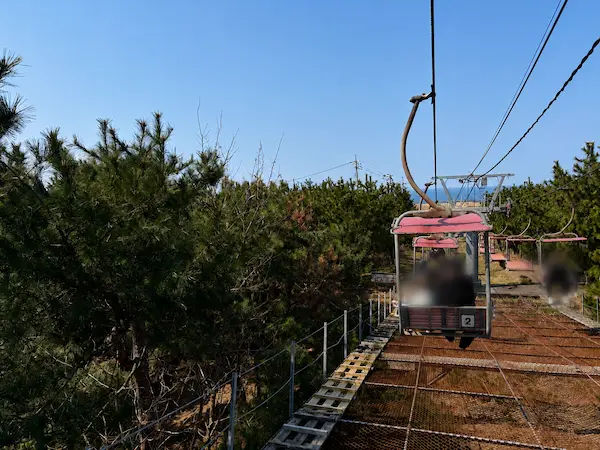 鳥取砂丘を往復するリフト
